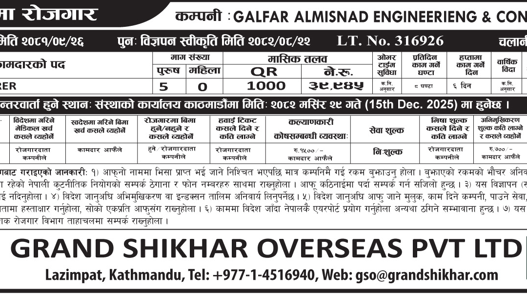 Interview Date: 15 December, 2025